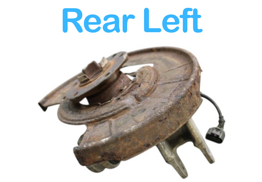 11-17 Volkswagen VW Touareg Rear Left Driver Side Spindle Knuckle Hub Oem