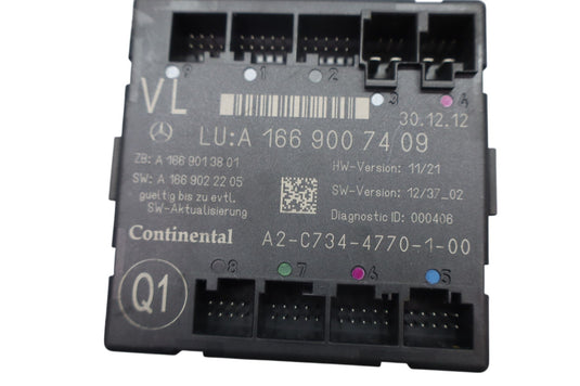 06-19 Mercedes X164 ML350 GL450 Front Left Side Door Control Module Unit ECU Oem