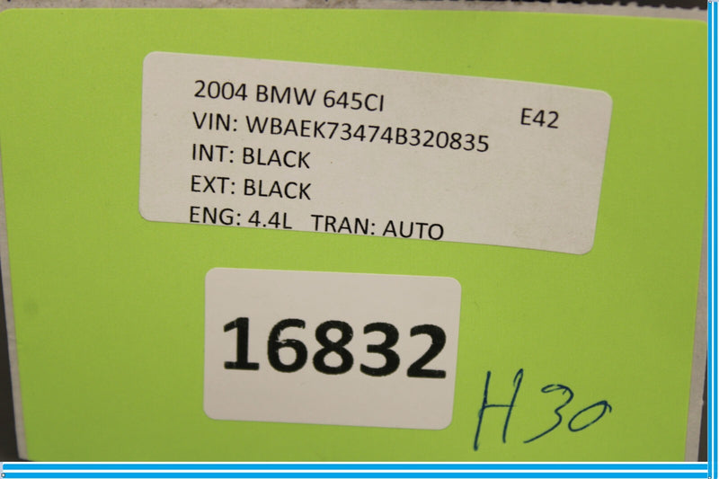 Load image into Gallery viewer, 04-10 BMW 645Ci 650i Rear Upper Seat Head Rest Restraint Leather Trim Oem
