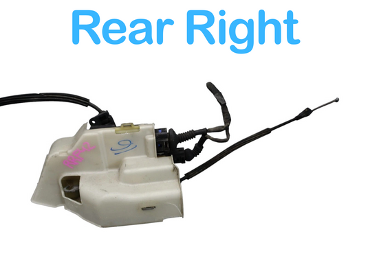 06-12 Bentley Continental Rear Right Door Lock Latch Key Go Actuator Black Oem