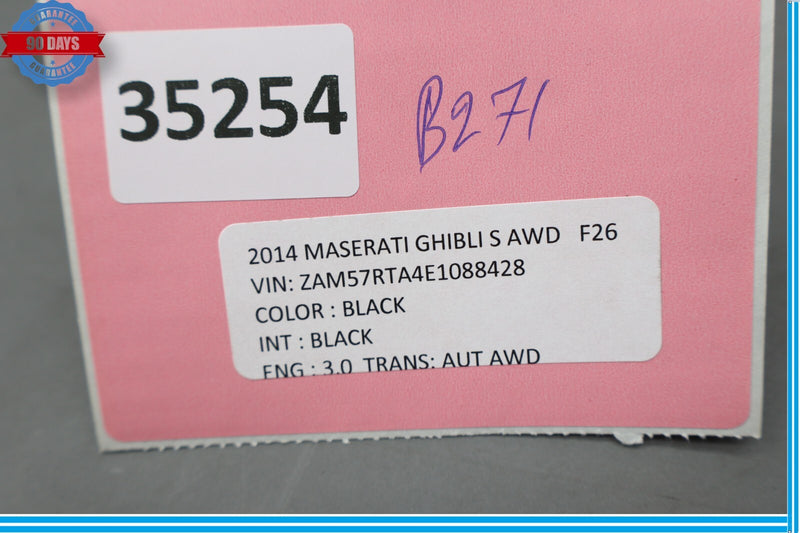 Load image into Gallery viewer, 14-17 Maserati Ghibli Front Right Side Seat Lumber Adjustment Switch Oem
