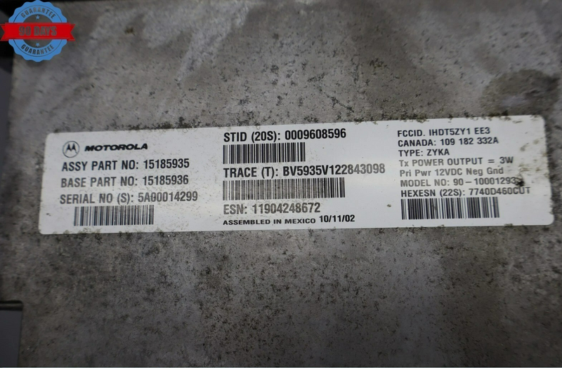Load image into Gallery viewer, 03-07 Hummer H2 Dash Communication Computer Control Module Unit 15185936 Oem
