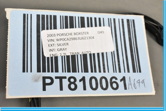 97-04 Porsche Boxster Left Door Speaker Mounting Bracket 99664555300 Oem