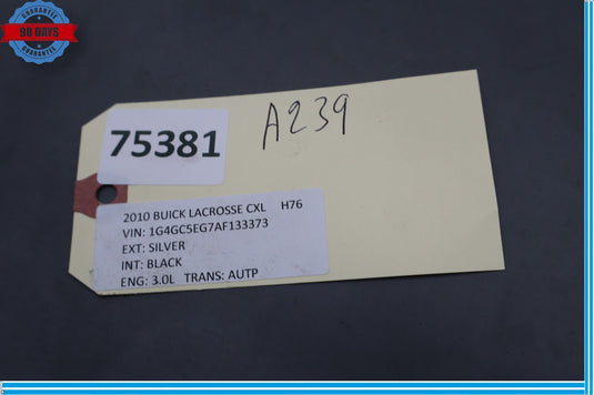 10-13 Buick Lacrosse CXL Front Left Driver Side Seat Adjuster Control Switch oem