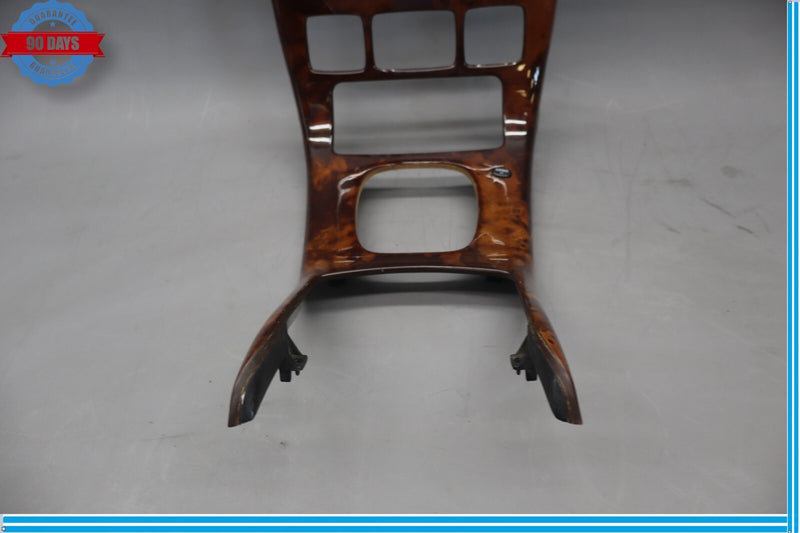 Load image into Gallery viewer, 00-02 Mercedes W215 CL55 AMG Center Console Radio Trim Panel Bezel Wood Oem
