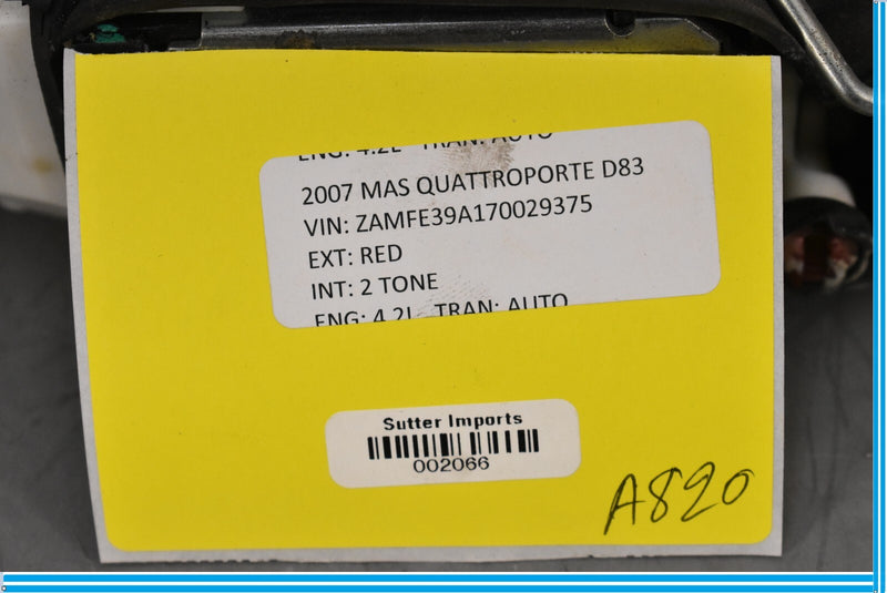 Load image into Gallery viewer, 04-13 Maserati Quattroporte Front Right Passenger Side Lock Latch Actuator Oem
