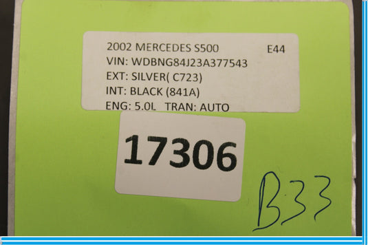 00-06 Mercedes S500 S600 Front Left Side Rear View Mirror Adjust Switch Oem