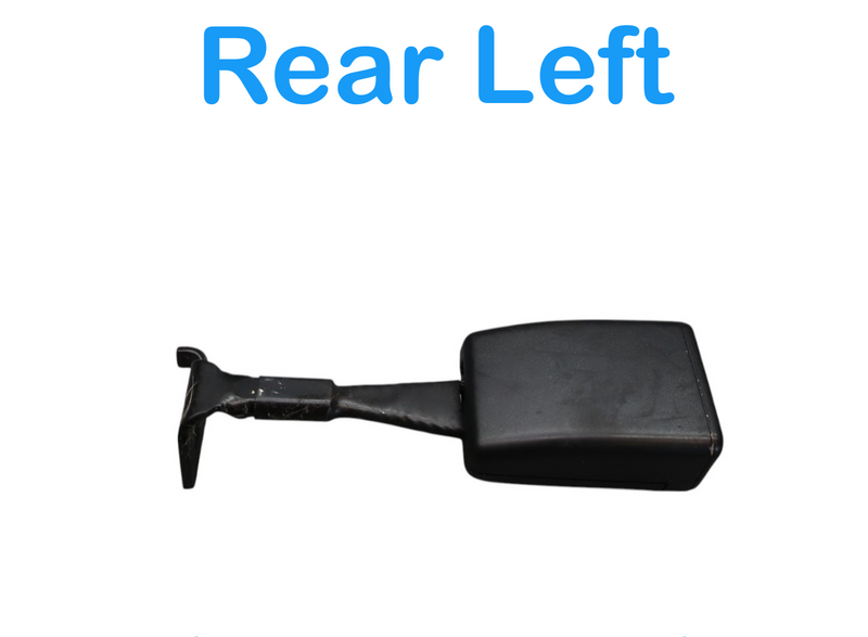 Load image into Gallery viewer, 14-22 Maserati Ghibli M156 Rear Left Driver Side Seat Belt Buckle Black Oem
