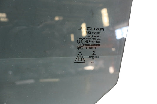 16-23 Jaguar X260 XF Rear Left Driver Side Door Glass Auto Window Oem
