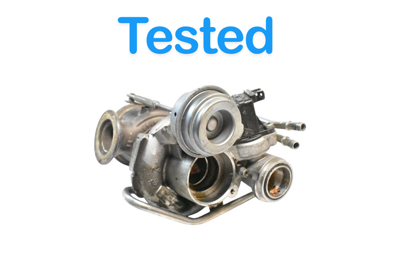 Load image into Gallery viewer, 08-17 BMW 750 F10 550i 650i Turbo Engine Motor Left LH Side Turbocharger Oem
