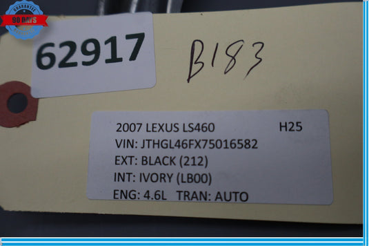 07-09 Lexus LS460 XF40 Front Right Passenger Side Door Control Module Unit Oem