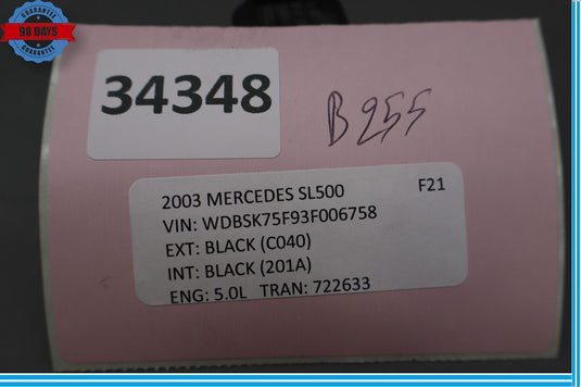 00-06 Mercedes SL600 SL500 Rear Bumper Parking Sensor PDC 0015427418 Oem