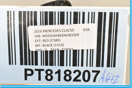 MERCEDES CLS400 W218 STEERING RIGHT SIDE CONTROL SWITCH OEM 2015 - 2017