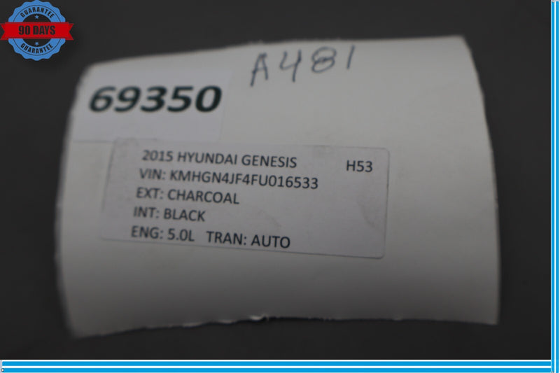 Load image into Gallery viewer, 15-17 Hyundai Genesis Front Right Passenger Side Engine Air Guard Oem
