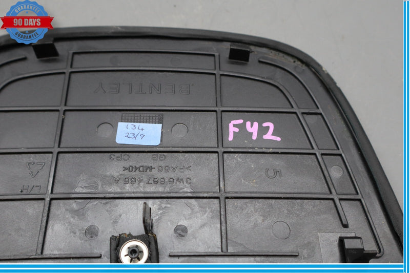 Load image into Gallery viewer, 06-12 Bentley Continental Rear Left Top Deck Child Latch Leather Cover Oem

