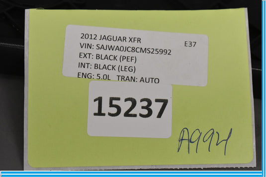09-15 Jaguar XF XFR Right Passenger Side Dashboard Front End Trim Panel Oem