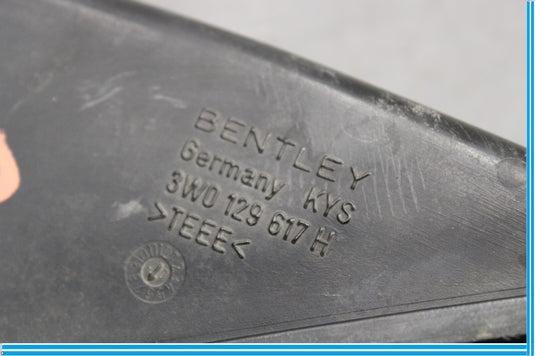 06-10 Bentley Continental Engine Air Intake Left Upper Duct Tube 3W0129617 Oem