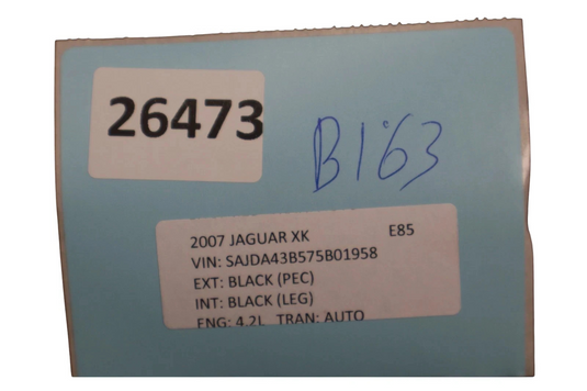 07-09 Jaguar XK XKR X150 Accelerator Gas Pedal & Sensor 6W839F836A OEM