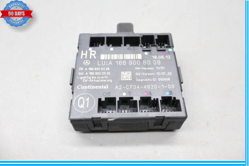 Load image into Gallery viewer, 12-19 Mercedes GL550 GL450 X166 Rear Right Side Door Control Module Oem
