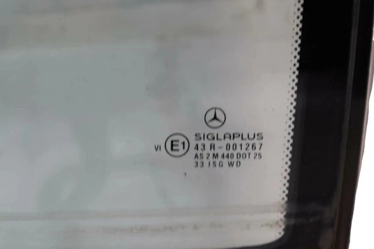 92-99 Mercedes W140 600SEL S500 Rear Left Driver Side Door Window Auto Glass Oem