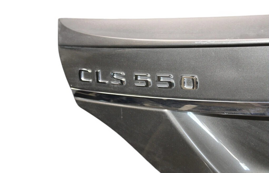 12-18 Mercedes-Benz CLS550 CLS400 Trunk Lid Panel Assembly Metallic Gray Oem