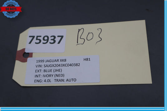 97-06 Jaguar X100 XK8 XKR Ignition Switch Column Key Antena Transponder Trim Oem