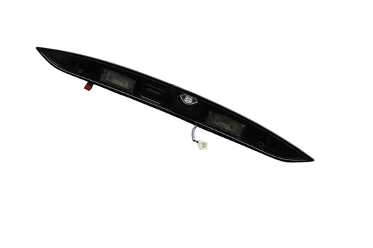 14-17 Maserati Ghibli Rear Trunk Lid Finisher Trim Light Bar W/ Camera Black Oem