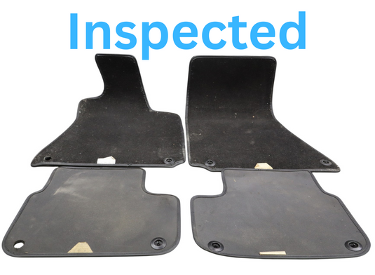 14-17 Maserati Ghibli Front Rear Floor Carpet Mats 4PC Black 673004328 Oem