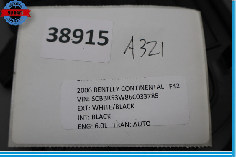 Load image into Gallery viewer, 06-12 Bentley Continental Rear Right Top Deck Child Latch Leather Cover Oem
