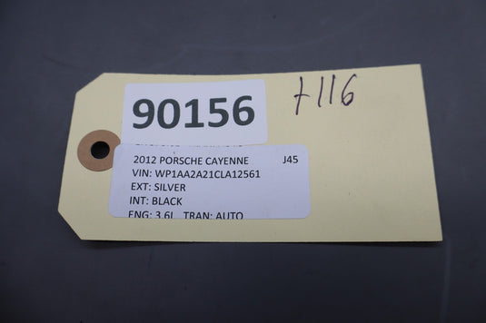11-18 Porsche Cayenne 958 Hybrid S Rear Left Quarter D-Pillar Upper Trim Oem