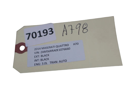 14-16 Maserati Quattroporte Front Right Heated Seat Control Module 670002299 Oem