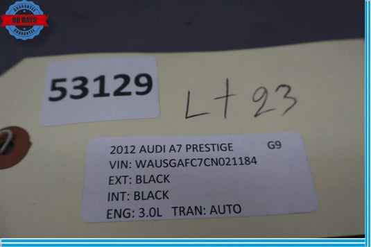 12-18 Audi A7 Quattro Rear Trunk Tailgate Lower Trim Cover Panel 4G8867979 OEM