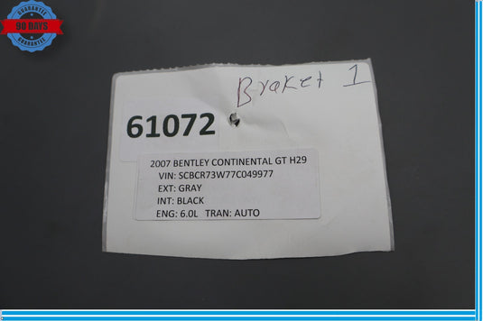 03-12 Bentley Continental GTC GT Right Shock Absorber Damper Bracket Oem