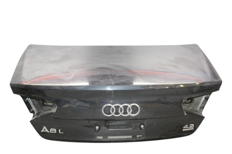 Load image into Gallery viewer, 11-14 Audi A8L A8 Quattro Rear Trunk Lid Deck Assembly Black 4H0827023B OEM
