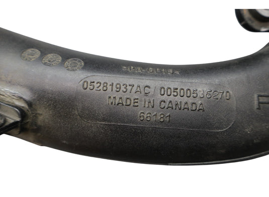 17-19 Alfa Romeo Giulia Engine Intercooler Hose Tube w/Sensor 05281937 Oem