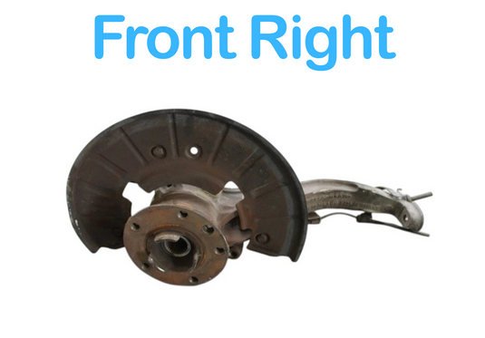 11-17 Volkswagen VW Touareg Front Right Passenger Side Spindle Knuckle Hub OEM