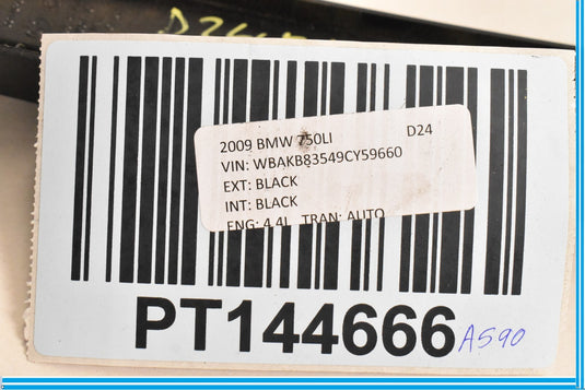 09-15 BMW 740i 750i 750Li F01 F02 Rear Right Window Shade Adapter Trim Oem