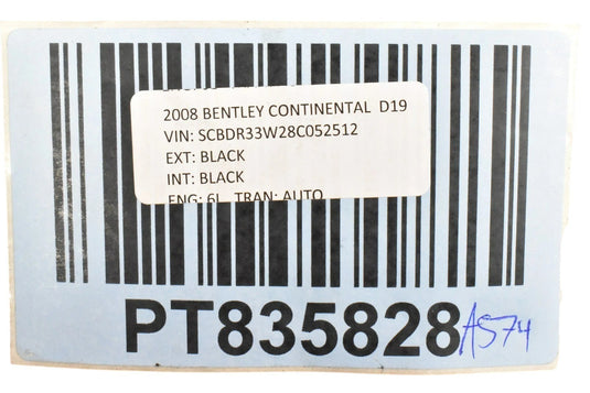 03-18 Bentley Continental GTC Flying Spur Fuel Emission Leak Detection Pump OEM