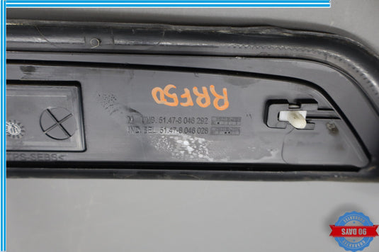 09-15 BMW 740i 750Li xDrive Rear Right Door Sill Scuff Plate Trim Cover Oem