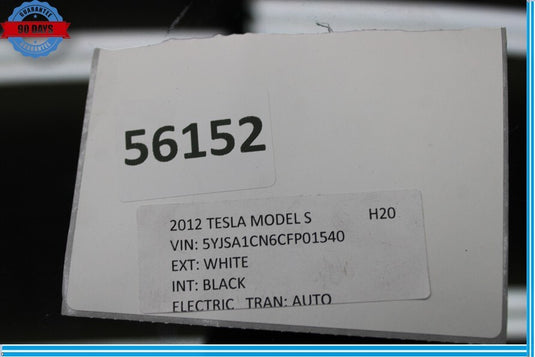 12-20 Tesla Model S Front Left Driver Side Door Window Auto Glass Oem