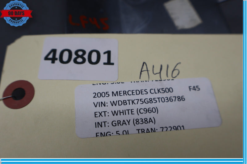 Load image into Gallery viewer, 03-06 Mercedes CLK500 CLK55 AMG W209 Front Left Driver Chrome Jamb Trim Oem
