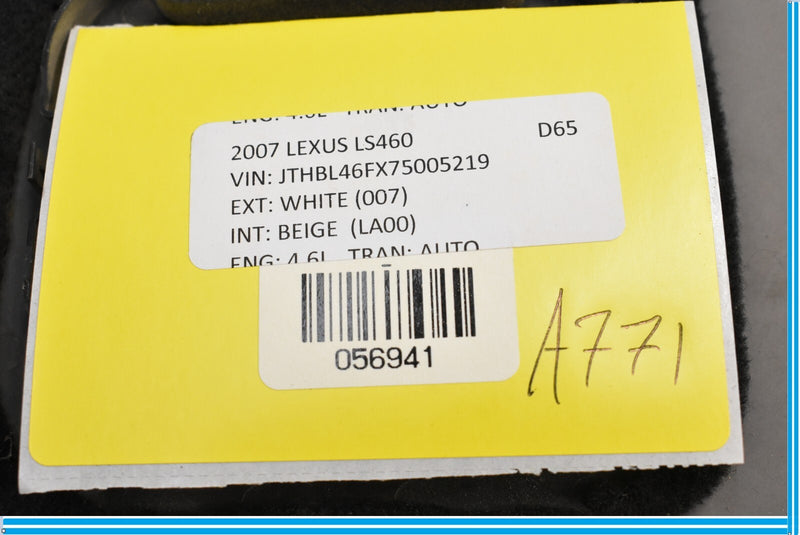 Load image into Gallery viewer, 07-09 Lexus LS460 Rear Trunk Service Hole Trim Cover 64718-50040 Oem
