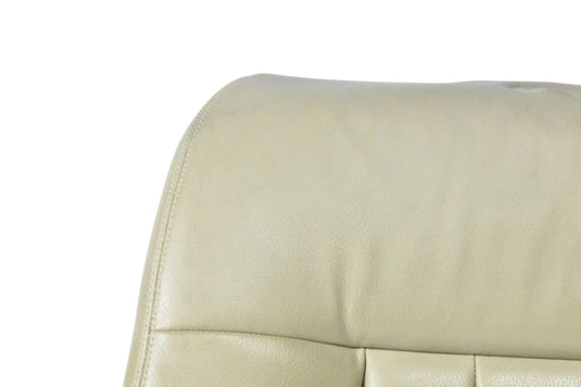 10-16 Mercedes W212 E350 E550 Rear Top Upper Seat Cushion Cover Beige OEM