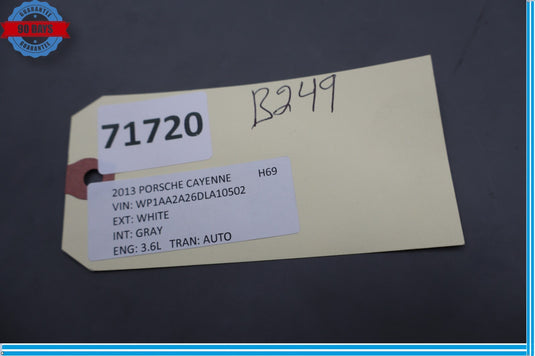 11-18 Porsche Cayenne 958 Front Left Side B-Pillar Trim Applique Cover Oem