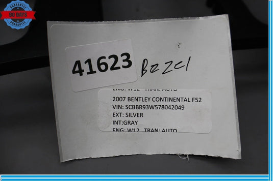 03-12 Bentley Continental Center Console Shifter Upper Trim Bezel Oem