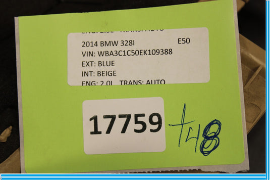 12-18 BMW 320i 328i F30 Front Left Driver Side Under Dashboard Kick Panel Oem