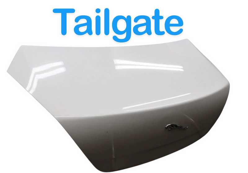Load image into Gallery viewer, 10-18 Jaguar XJL X351 Rear Trunk Liftgate Tailgate Lid Shell Panel White OEM
