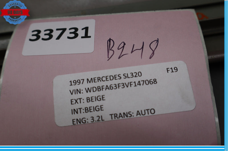 Load image into Gallery viewer, 90-02 Mercedes R129 SL500 500SL Front Left Windshield A Pillar Molding Cover Oem
