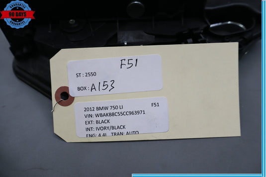 09-15 BMW 750Li 750Li xDrive Rear Right Side Door Lock Latch Actuator Oem