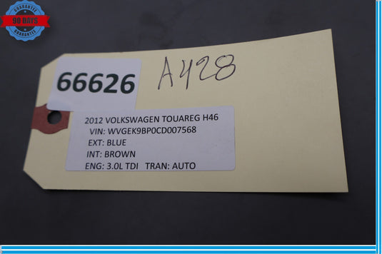 11-17 Volkswagen Touareg Front Left Driver Side Door Trim Panel Wood Oem